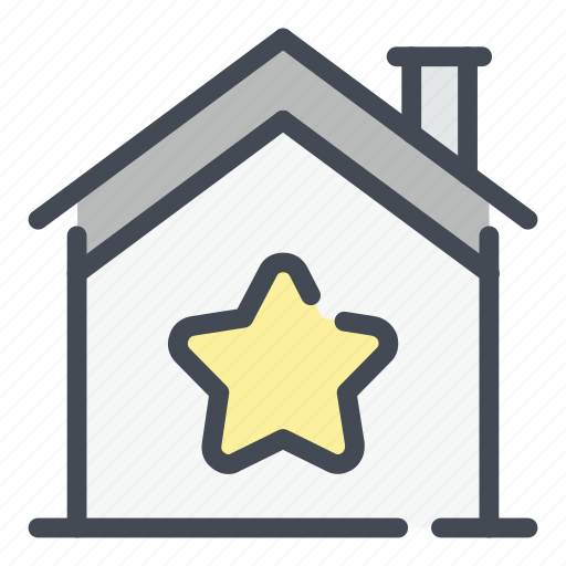 Smart, home, house, star, best, favorite, building icon - Download on Iconfinder