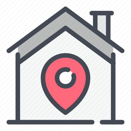 Smart, home, house, location, pin, pointer, marker icon - Download on Iconfinder