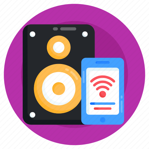 Smart woofer, smart speaker, wireless speaker, iot, internet of thing icon - Download on Iconfinder