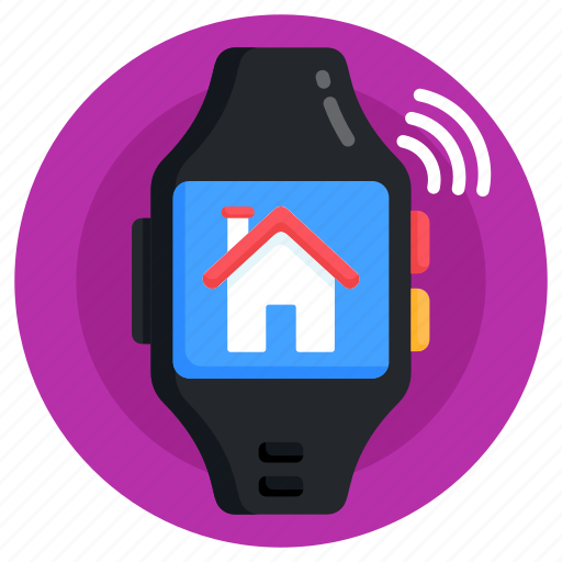 Smart home watch, smartwatch, smartband, smart tracker, iot icon - Download on Iconfinder
