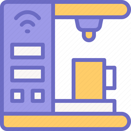 Coffee, machine, drink, smart, home icon - Download on Iconfinder