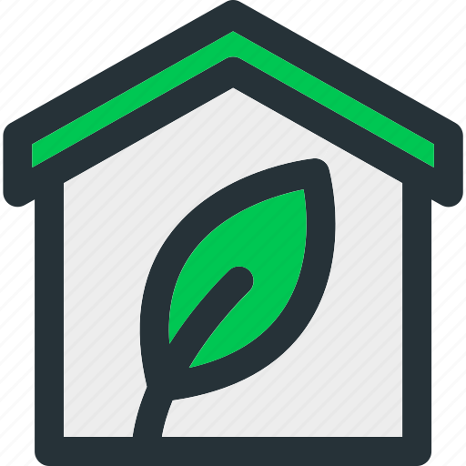Building, eco, ecology, environment, house, nature, plant icon - Download on Iconfinder