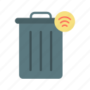 smart trash, paper trash, waste bin, waste, garbage, rubbish, recycle bin