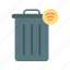 smart trash, paper trash, waste bin, waste, garbage, rubbish, recycle bin 