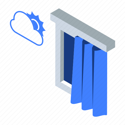 Curtain, smart, window, cover, automation, privacy icon - Download on Iconfinder