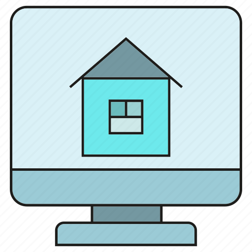 Computer, desktop, home, house, smart home icon - Download on Iconfinder