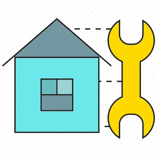 Fix, home, hosue, repair, tool, wrench icon - Download on Iconfinder