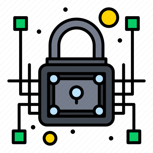 Cyber, data, lock, network, private, protection, security icon - Download on Iconfinder