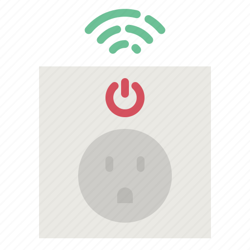 Plug, smart, socket, electronics, wifi icon - Download on Iconfinder