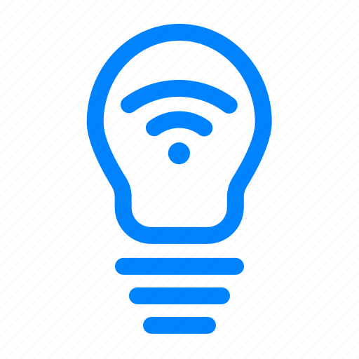 Bulb, light, idea, lamp, creative, wifi, wireless icon - Download on Iconfinder
