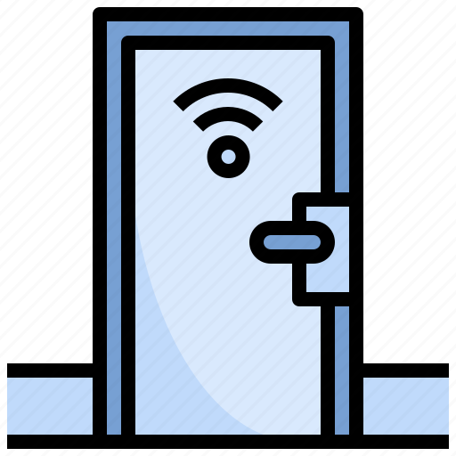 Door, smart, lock, internet, of, things, automation icon - Download on Iconfinder