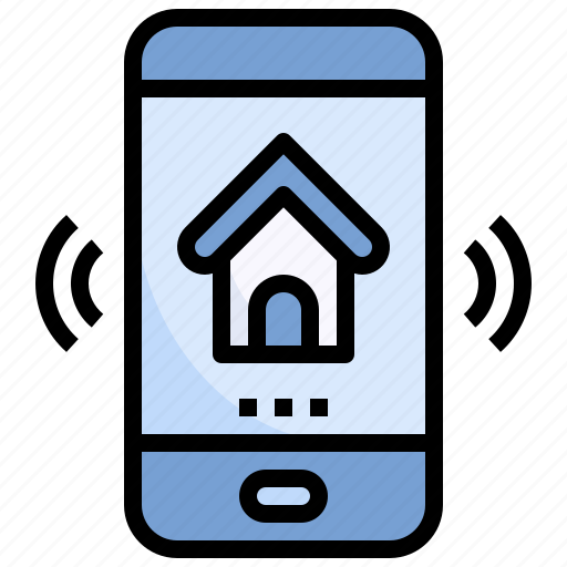 Smartphone, domotics, application, electronics, remote, control icon - Download on Iconfinder