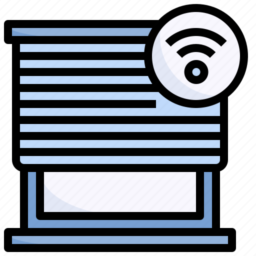 Smart, blind, domotics, home, automation, wireless icon - Download on Iconfinder