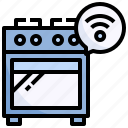 stove, internet, of, things, gas, smart, home, wifi