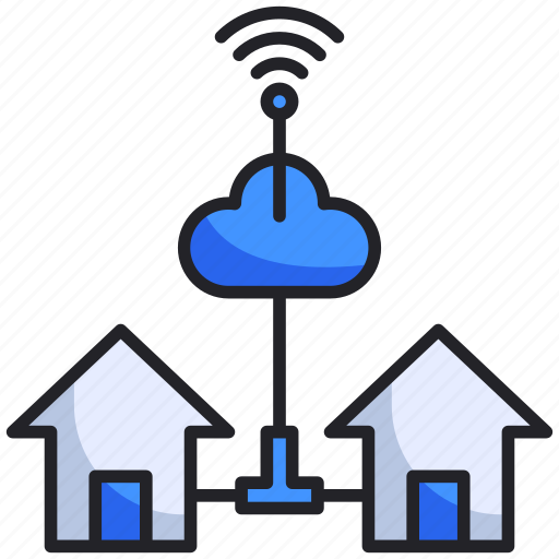 Cloud, control, home, house, internet, signal, smart icon - Download on Iconfinder