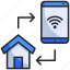 control, gadget, home, house, phone, smart, smartphone 