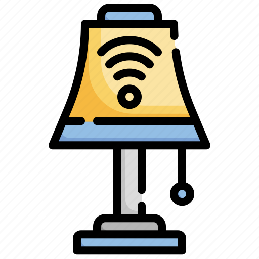 Table, lamp, desk, illumination, furniture, household icon - Download on Iconfinder