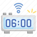 digital, clock, smart, alarm, electronics