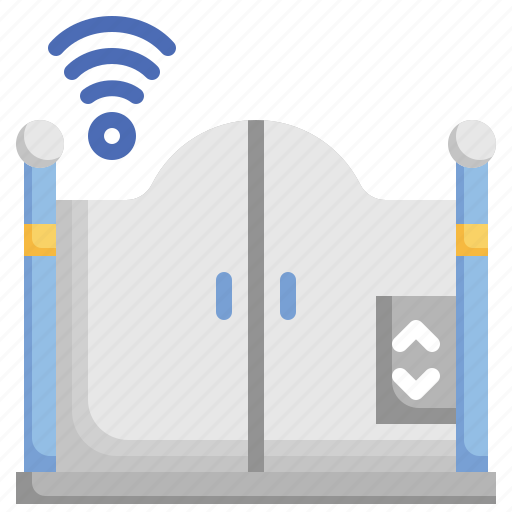 Gate, automated, domotics, wifi, smart icon - Download on Iconfinder