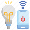 smart, light, wireless, lighting, bulb, electronics