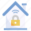 locked, home, security, protection, domotics, wifi 