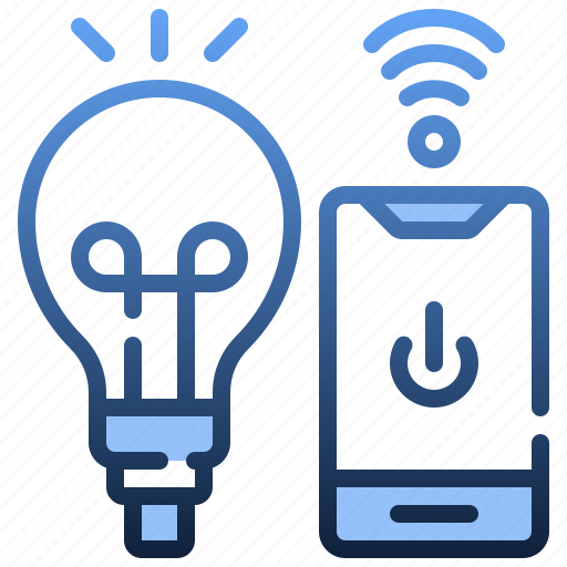 Smart, light, wireless, lighting, bulb, electronics icon - Download on Iconfinder