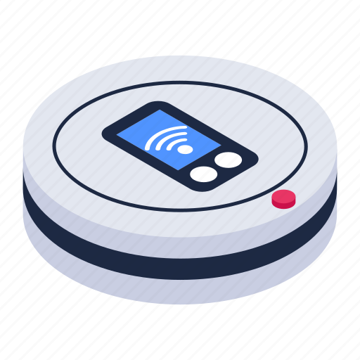 Robot vacuum, cleaner appliance, robotic cleaner, cleaning machine, robotic housekeeping icon - Download on Iconfinder