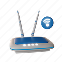 technology, building, network, background, connection, equipment, wifi, software, 3d illustration 