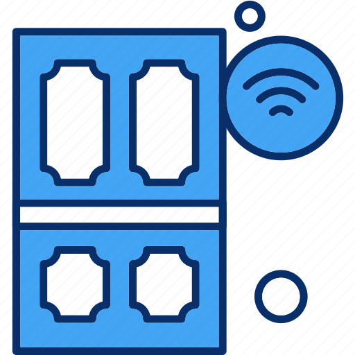 Door, exit, home, smart icon - Download on Iconfinder