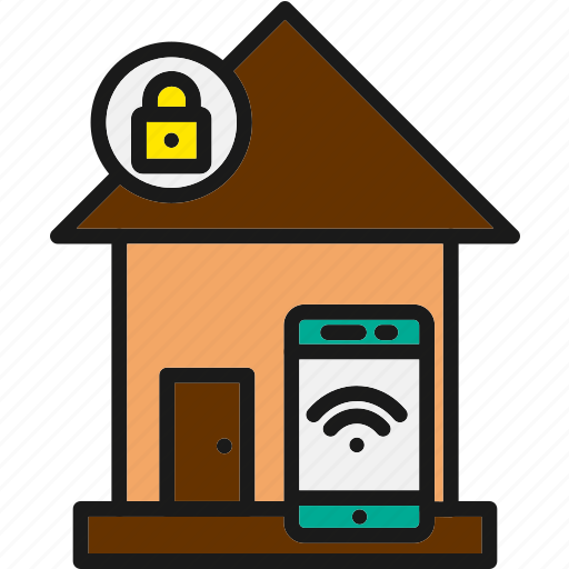 Smarthome, lock, wifi, home icon - Download on Iconfinder