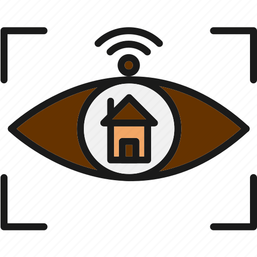 Smarthome, wifi, home, eye, vision icon - Download on Iconfinder
