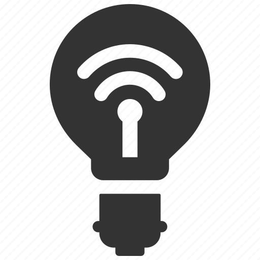 Light, bulb, electricity, lamp, automation, signal, network icon - Download on Iconfinder