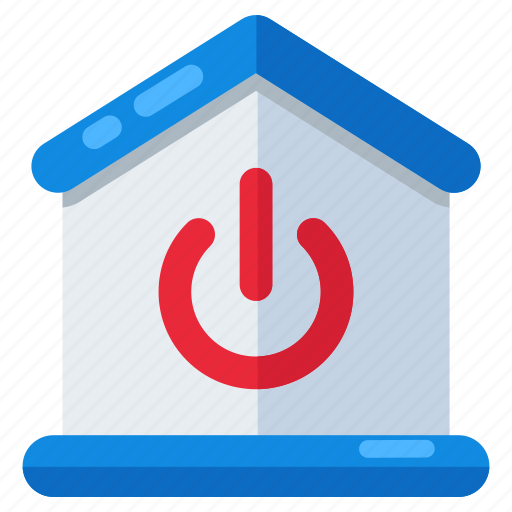 Home power off, house power off, homestead, building, architecture icon - Download on Iconfinder
