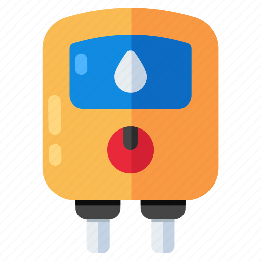 Electric heater, appliance, household accessory, electronic, water heater icon - Download on Iconfinder