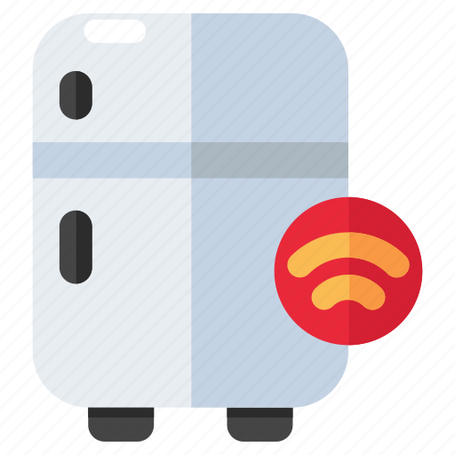 Smart fridge, refrigerator, icebox, electronic, home appliance icon - Download on Iconfinder