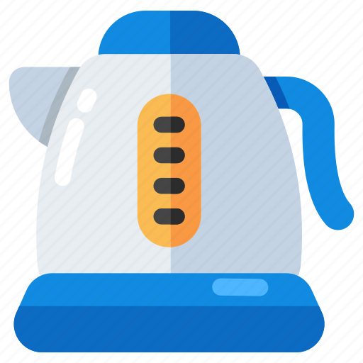 Electric kettle, electric teapot, kitchenware, electronic appliance, water boiler icon - Download on Iconfinder