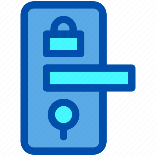 Door, house, key, lock, safety, smart icon - Download on Iconfinder