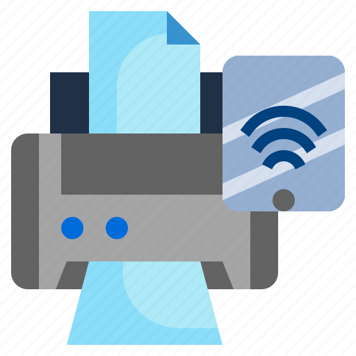 Printer, household, furniture, phone, wifi icon - Download on Iconfinder