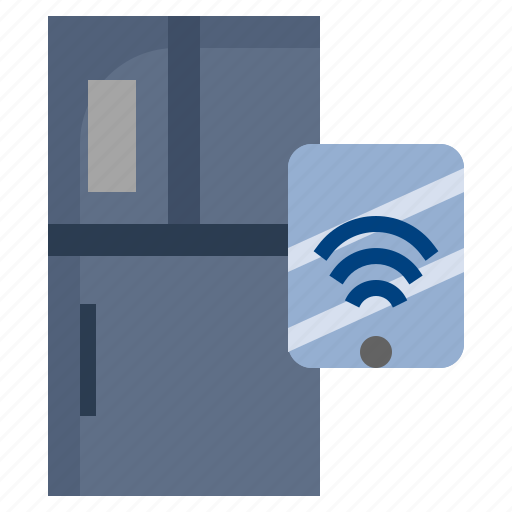 Smart, fridge, household, furniture, phone, wifi icon - Download on Iconfinder