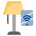 smart, light, home, lamp, phone, wifi