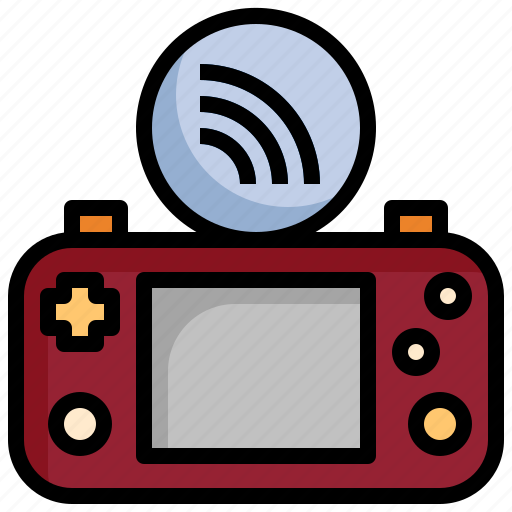 Game, console, controller, joystick, gaming, wifi icon - Download on Iconfinder
