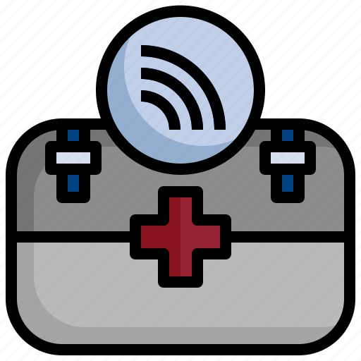 Health, care, medical, equipment, phone, wifi icon - Download on Iconfinder