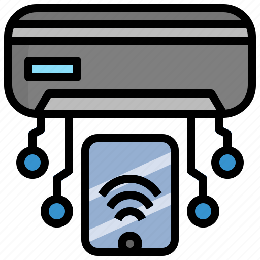 Smart, air, household, furniture, phone, wifi icon - Download on Iconfinder