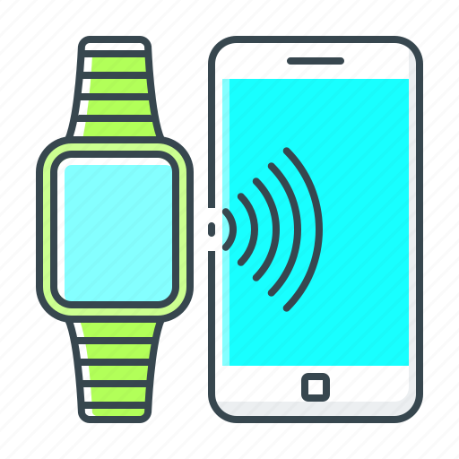 Connection, mobile, phone, smart, smart connection, smart watch, watch icon - Download on Iconfinder