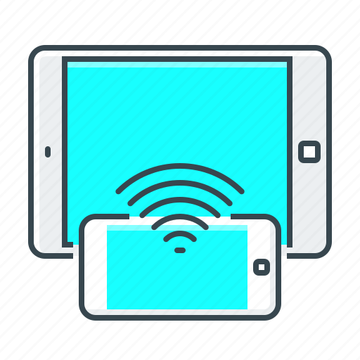 Connection, mobile, phone, smart, smart connection, tablet icon - Download on Iconfinder