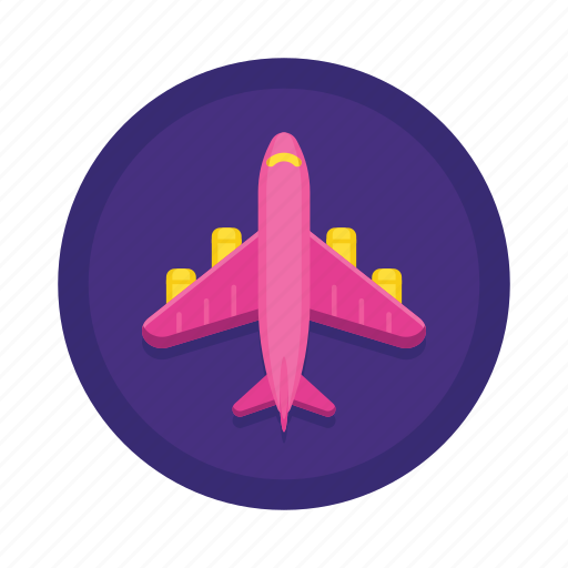 Airplane, aeroplane, aircraft, airport, flight, plane icon - Download on Iconfinder