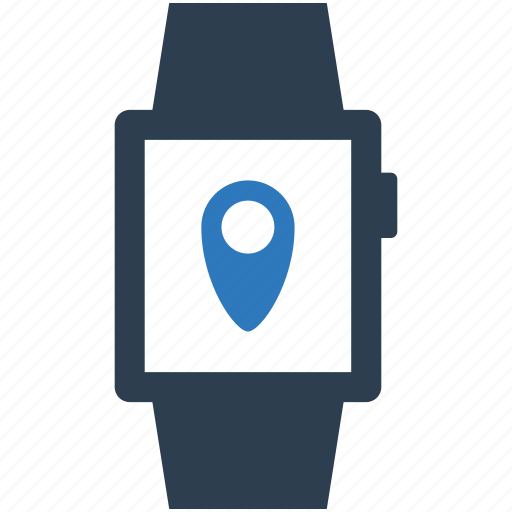 Smart, watch, location, pin icon - Download on Iconfinder