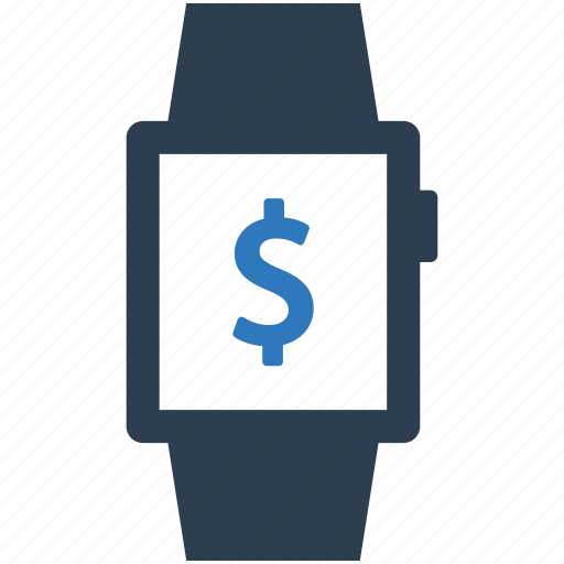 Smart, watch, money, dollar icon - Download on Iconfinder