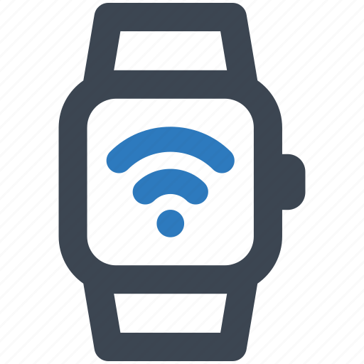 Smart, watch, network, wifi, wireless, smartwatch, apple icon - Download on Iconfinder