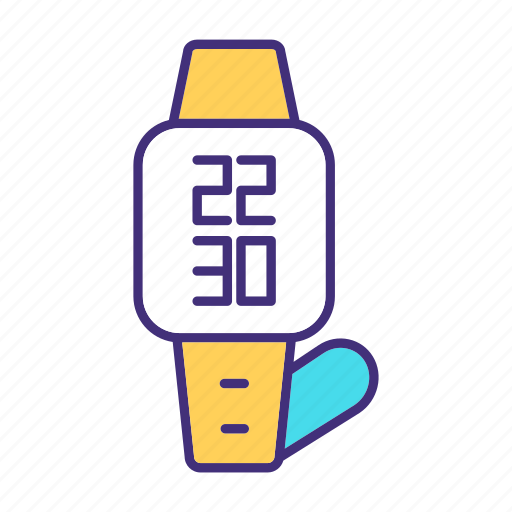 Smart watch, wristwatch, accessory, gadget icon - Download on Iconfinder